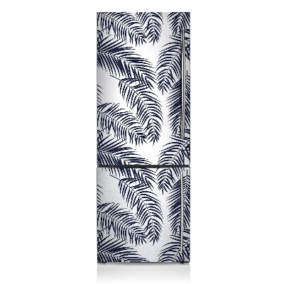 Magnetic refrigerator cover Tropical hand