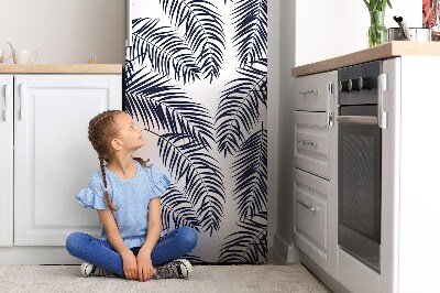 Magnetic refrigerator cover Tropical hand