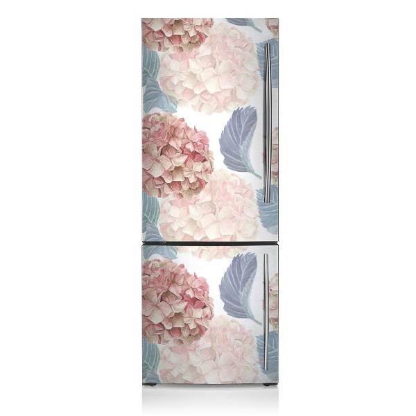 Magnetic refrigerator cover Hydrangea