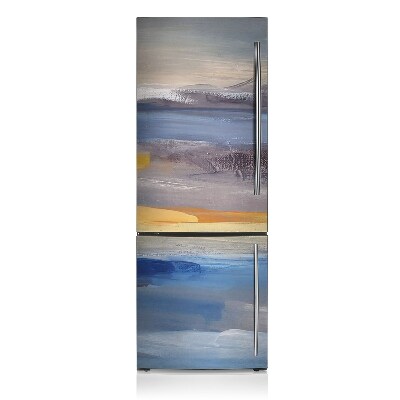 Magnetic refrigerator cover Painted sky