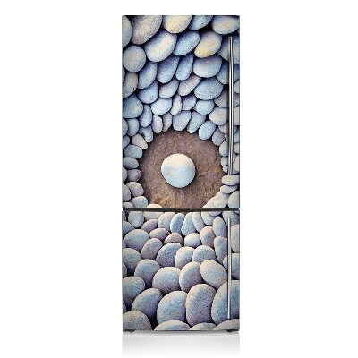 Magnetic refrigerator cover Circle of stones