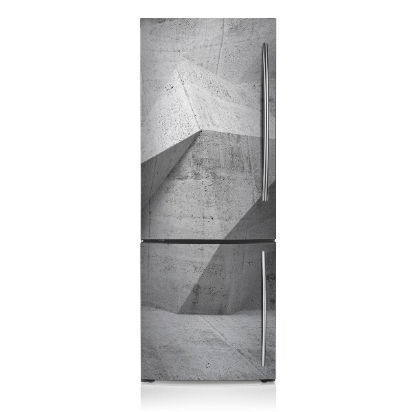 Magnetic refrigerator cover Abstract concrete