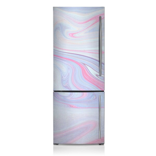 Magnetic refrigerator cover Abstract pink