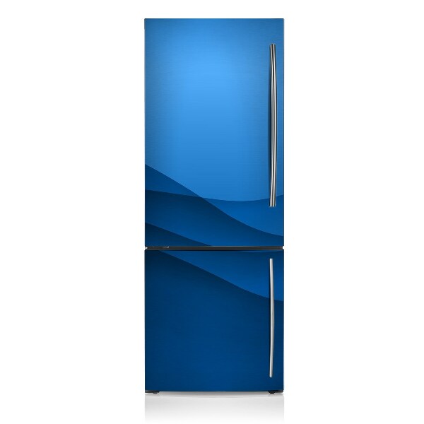 Magnetic refrigerator cover Blue passage