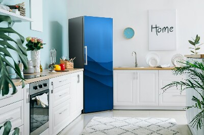 Magnetic refrigerator cover Blue passage