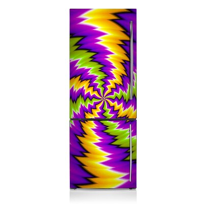 Magnetic refrigerator cover Wirowa abstraction