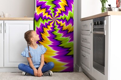 Magnetic refrigerator cover Wirowa abstraction