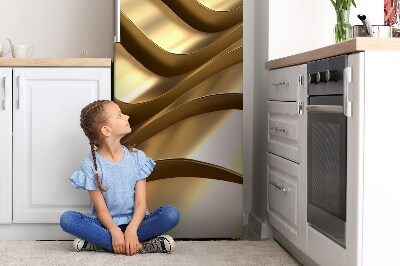 Magnetic refrigerator cover Golden elements