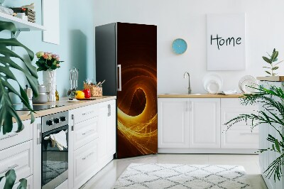 Magnetic refrigerator cover Wavy flame