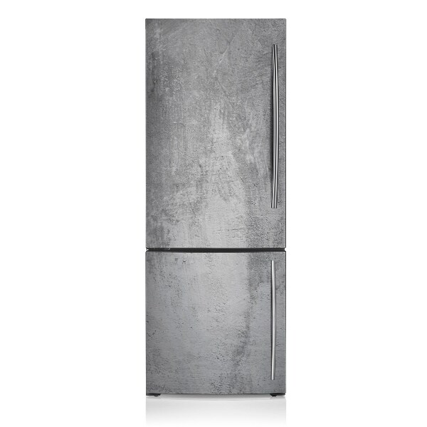 Magnetic refrigerator cover Gray concrete