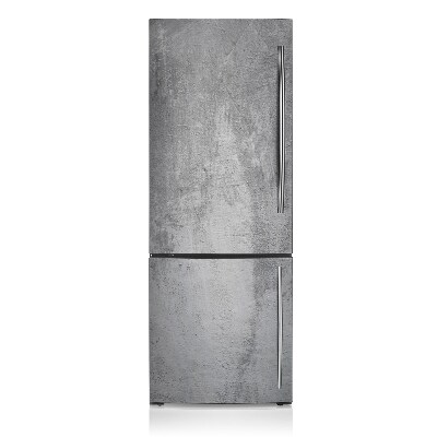 Magnetic refrigerator cover Gray concrete