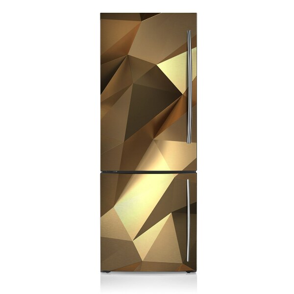 Magnetic refrigerator cover Golden foil