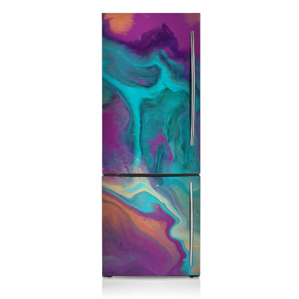 Magnetic refrigerator cover Colorful pattern