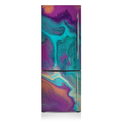 Magnetic refrigerator cover Colorful pattern