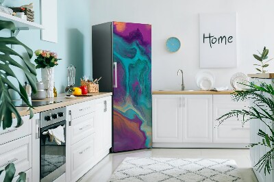 Magnetic refrigerator cover Colorful pattern