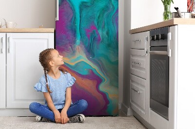 Magnetic refrigerator cover Colorful pattern