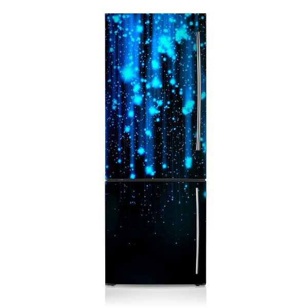 Magnetic refrigerator cover Blue pieces