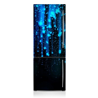 Magnetic refrigerator cover Blue pieces