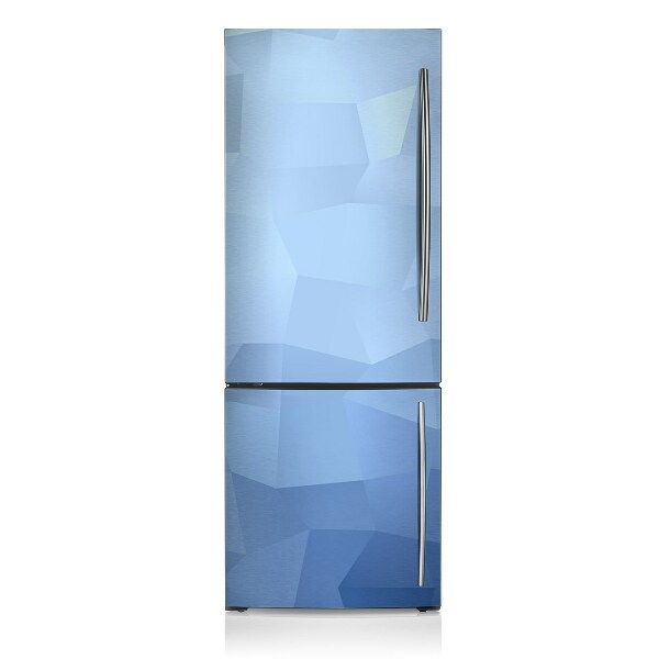 Magnetic refrigerator cover Abstract blue