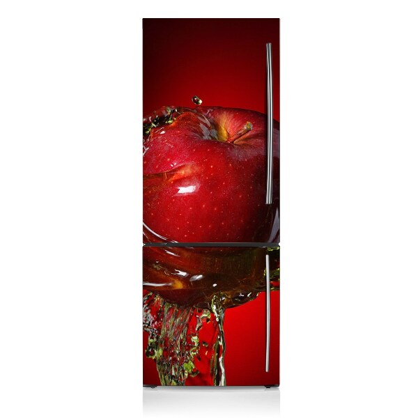 Magnetic refrigerator cover Red apple