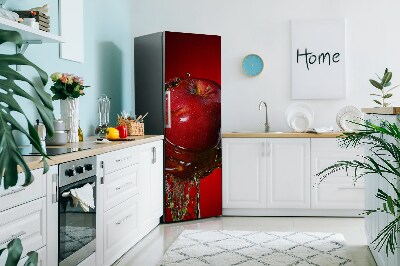 Magnetic refrigerator cover Red apple
