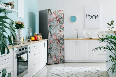 Magnetic refrigerator cover Pastel flowers