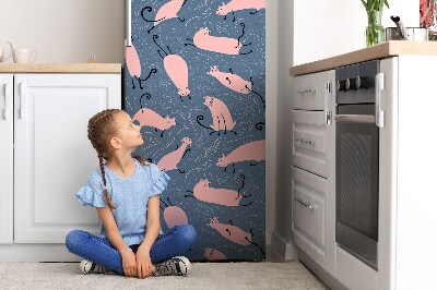 Decoration refrigerator cover Cats from fairy tales