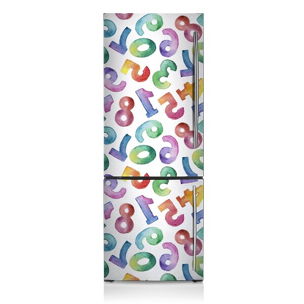 Decoration refrigerator cover Colorful letters