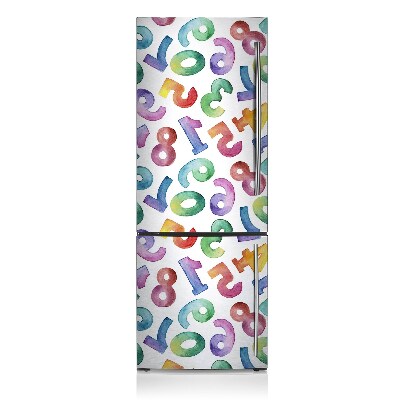 Decoration refrigerator cover Colorful letters