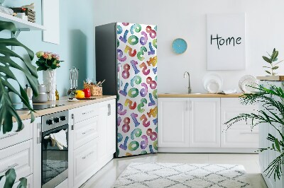 Decoration refrigerator cover Colorful letters