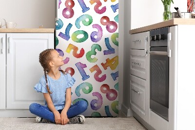 Decoration refrigerator cover Colorful letters