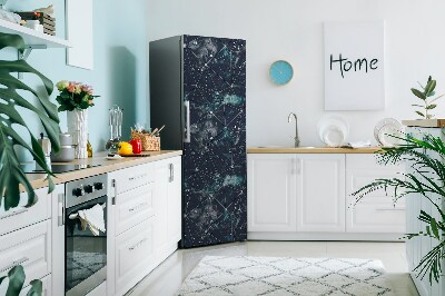 Decoration refrigerator cover Night sky