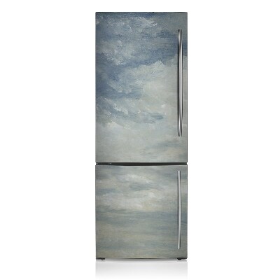 Decoration refrigerator cover Blue clouds