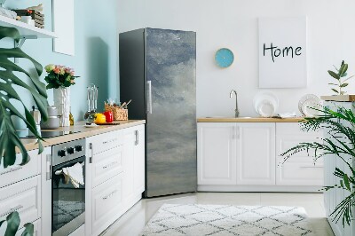 Decoration refrigerator cover Blue clouds