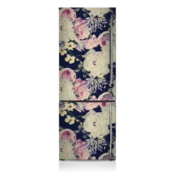 Decoration refrigerator cover Baroque flowers