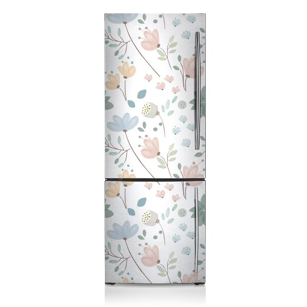 Magnetic refrigerator cover Spring flowers