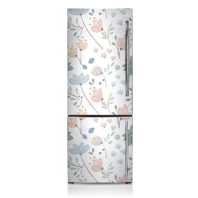 Magnetic refrigerator cover Spring flowers