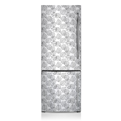 Magnetic refrigerator cover Leaf pattern