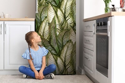 Magnetic refrigerator cover Monstera