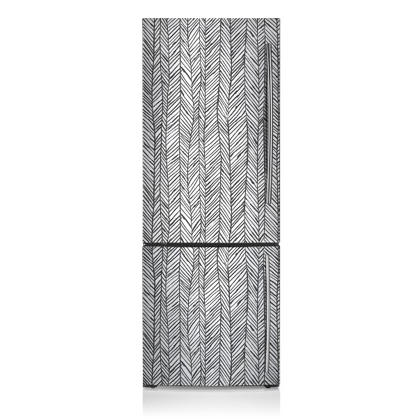 Magnetic refrigerator cover Herringbone