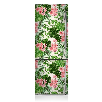 Magnetic refrigerator cover Hibiscus