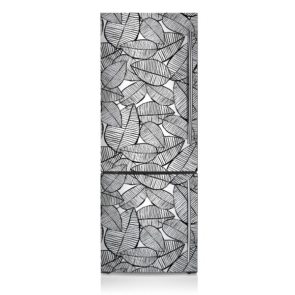 Magnetic refrigerator cover Tropical pattern