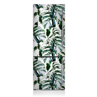 Magnetic refrigerator cover Palm leaf