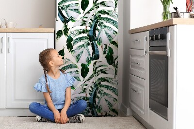 Magnetic refrigerator cover Palm leaf