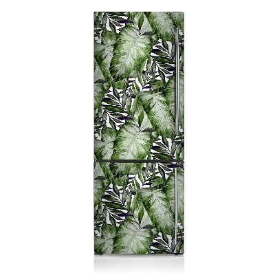 Magnetic refrigerator cover Monster leaf