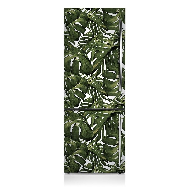 Magnetic refrigerator cover Monster leaf