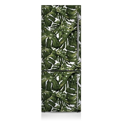 Magnetic refrigerator cover Monster leaf