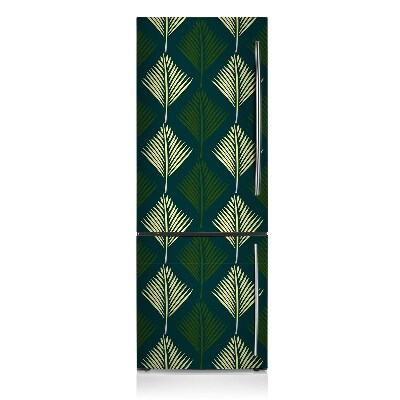 Magnetic refrigerator cover Palm tree