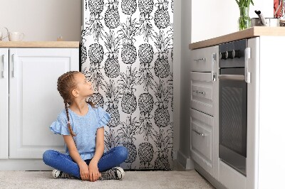 Magnetic refrigerator cover Pineapple