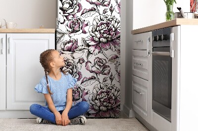 Magnetic refrigerator cover Roses